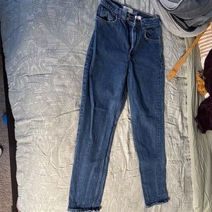 GAP Women's Straight Leg Jeans in Deep Blue